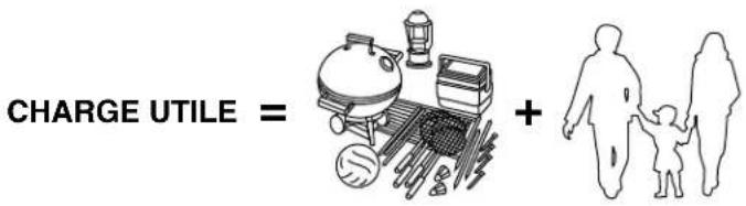CHARGE UTILE = +