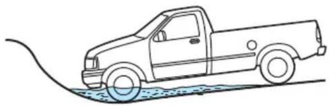 FORD Ranger (2010) - La conduite en eau profonde peut endommager la boîte de vitesses. - 1