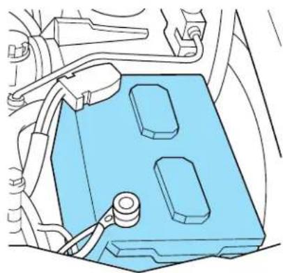 FORD Ranger (2008) - BATTERIE - + - 1