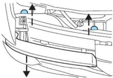 FORD Ranger (2008) - Remplacement des ampoules de phare, de feux de position et de clignotants avant - 1