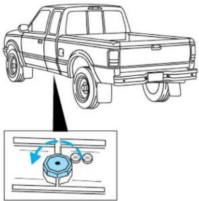 FORD Ranger (2004) - Vérification et ajout d'huile pour boîte-pont manuelle (selon l'équipement) - 1