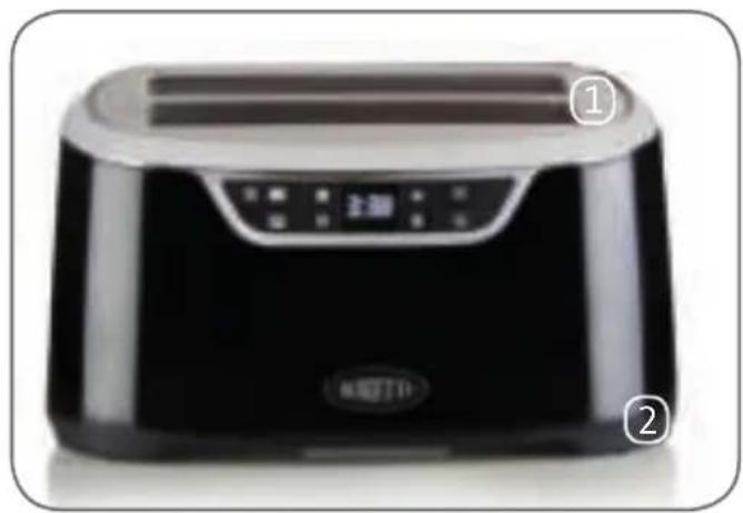BORETTI Tostapane B301 - ★ ONDERDELEN - 1