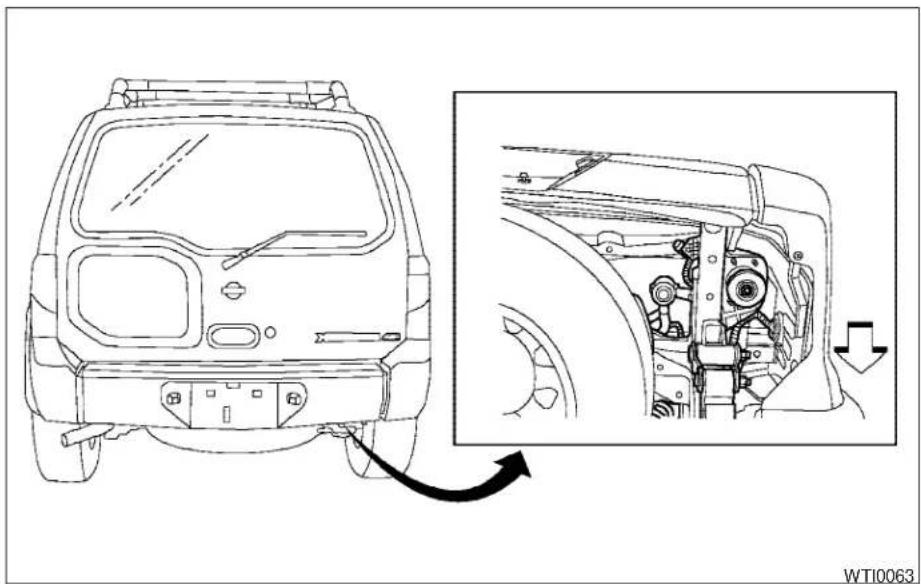 NISSAN Xterra (2004) - Éclairage de remorque - 1