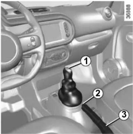 RENAULT Twingo (2015) - LEVIER DE VITESSES/FREIN À MAIN - 1