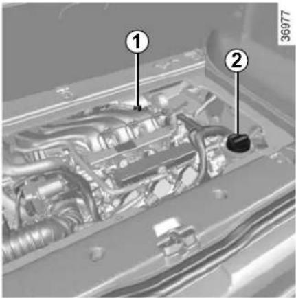 RENAULT Twingo (2015) - NIVEAU HUILE MOTEUR : appoint, remplissage (1/2) - 1
