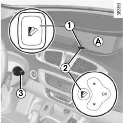 RENAULT Scenic (2015) - AFFICHEURS ET INDICATEURS (1/2) - 1