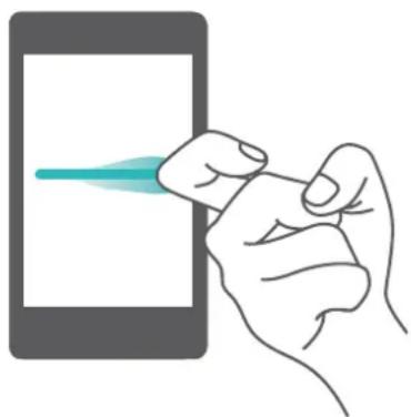 HUAWEI MATE 9 PRO - Using your knuckle to enable split screen mode - 1