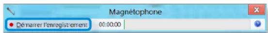 SAMSUNG ATIV NP530U4E - Utilisation du magnétophone - 1