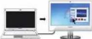 SAMSUNG 3 Series NP350V5C - Connecting to the monitor port (Optional) - 3
