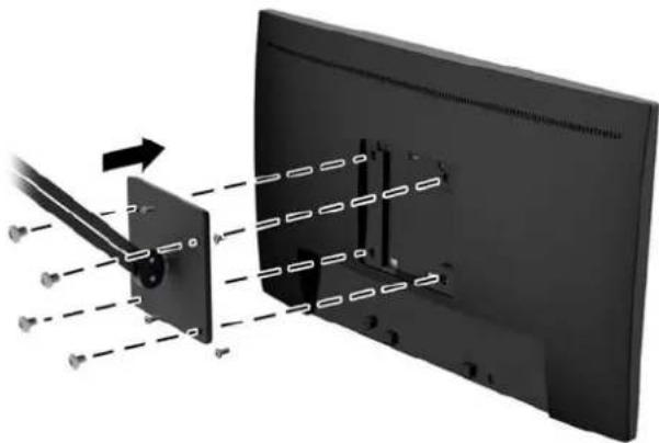 HP EliteDisplay E230t - Retrait du socle du moniteur - 6