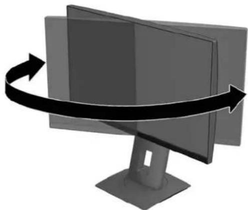 HP EliteDisplay E230t - Réglage du moniteur - 2