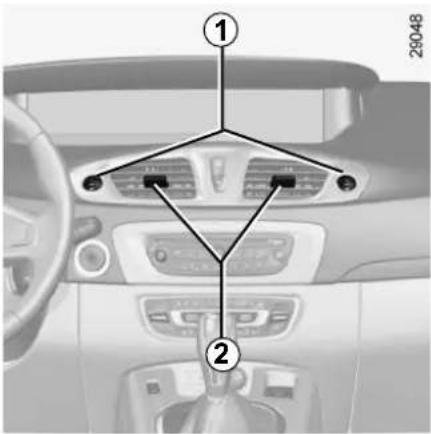 RENAULT Scenic (2016) - AÉRATEURS : sorties d'air (2/2) - 1