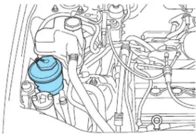 FORD Escape (2002) - VÉRIFICATION ET AJOUT DE LIQUIDE DE DIRECTION ASSISTÉE - 1