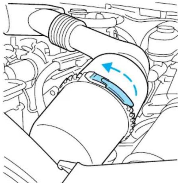 FORD Excursion (2001) - Remplacement de l'élément filtrant du filtre à air - 1