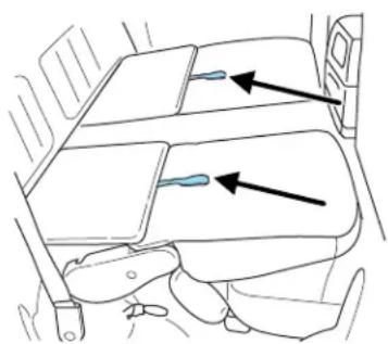 FORD F-150 (2002) - Fixation de sangle de retenue - 2
