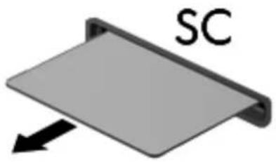 HP ProBook 650 G2 - Retrait d'une carte Smart Card - 1