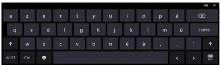 a z e r t y u i o p é q s d f g h j k l m ù Entrée ↑ w x c v b n è à , . &123 Ctrl < > FRA