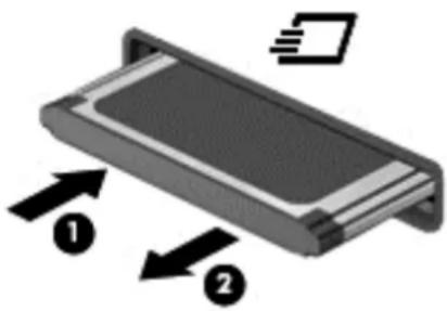 HP ProBook 645 G1 - Retrait d'une carte ExpressCard - 2
