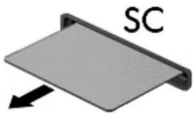 HP ProBook 645 G1 - Retrait d'une carte Smart Card - 1