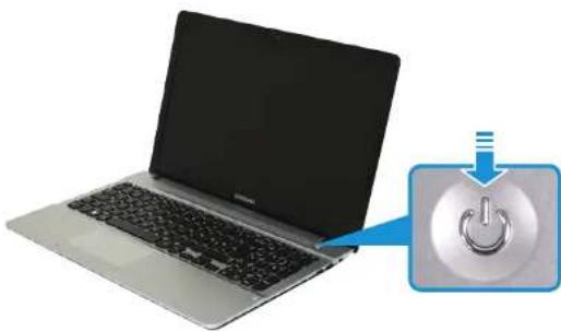 SAMSUNG ATIV NP275E4E - Turning the computer on - 1