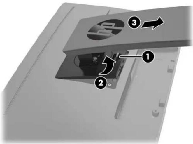 HP EliteDisplay E242 - Retrait du socle du moniteur - 2