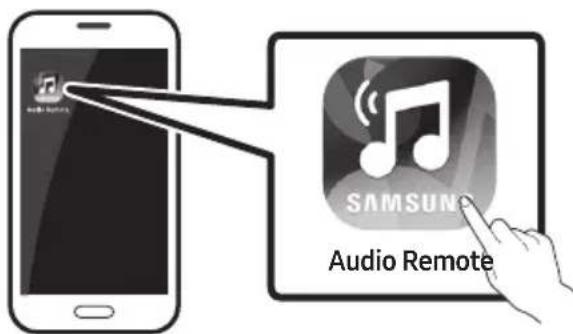 SAMSUNG HW-M450/EN - Εκκίνηση της εφαρμογής Samsung Audio Remote - 1