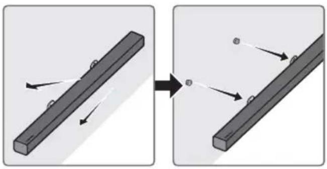 SAMSUNG HW-M450/EN - Detaching the Soundbar from the Wall - 1