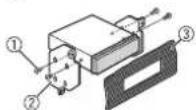 PIONEER DEH-1900UBB - When not using the supplied mounting sleeve - 2
