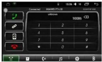 Connected HUAWEI P7-L00 unknown 10086 1 2 3 4 5 6 7 8 9 * 0 # C= # B