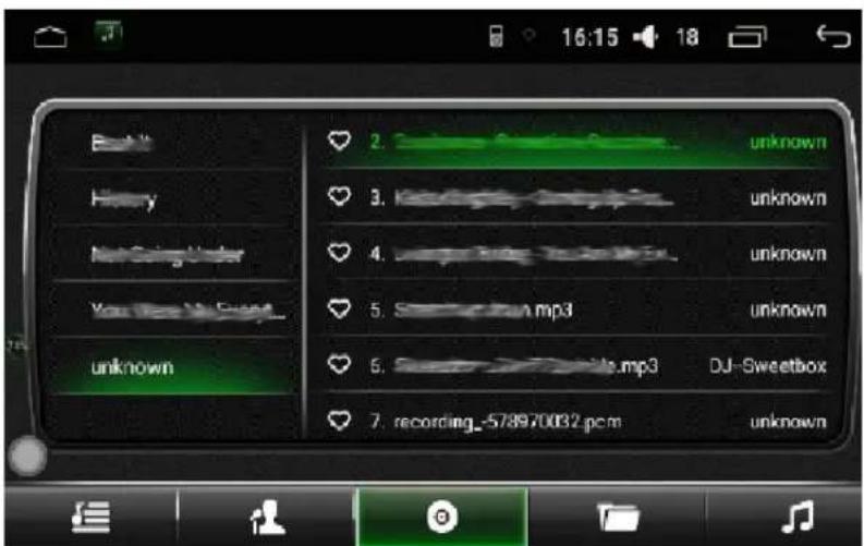 2. unknown 3. unknown 4. unknown 5. unknown 6. DJ-Sweetbox 7. recording_578970032.pcm unknown