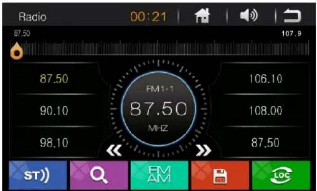 Radio 00:21 87.50 107.9 87.50 106.10 90.10 108.00 98.10 87.50 FM1-1 87.50 MHz >>
