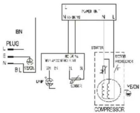 QLIMA FWK1628 - ELEKTRISCH SCHEMA - 2
