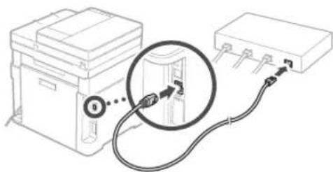 CANON i-SENSYS MF734Cdw - Подключение по проводной сети - 2