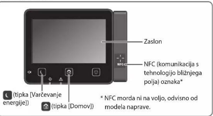 Display NFC (Near Field Communication) mark* ([Power Saver] key) ([Home] key) * NFC may not be available depending on the device model.