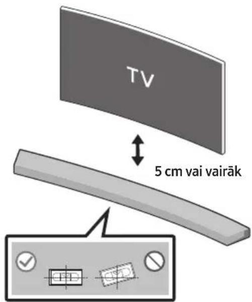 TV 5 cm vai vairāk