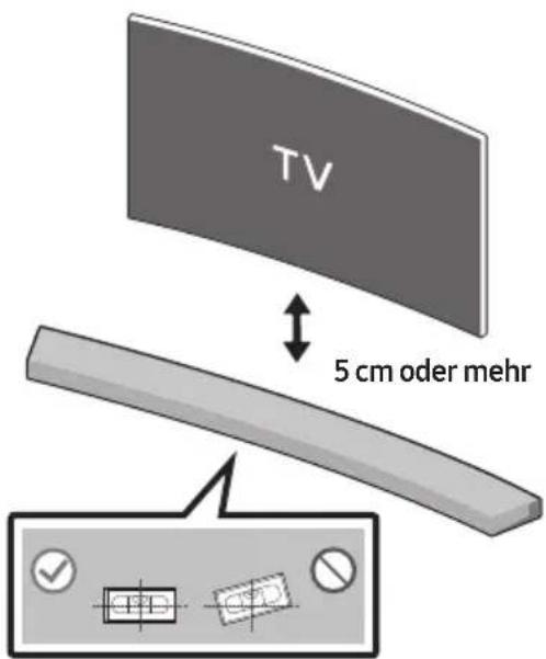 TV 5 cm oder mehr
