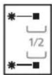 SHARP QW-GD53I443X - 6.) Halve ladingknop - 1