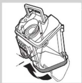 PHILIPS EasyLife FC8148 - Svuotamento del contenitore della polvere - 9