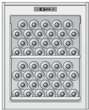 BAUKNECHT KRIW 1230 - OPSLAG VAN DE FLESSEN - 2