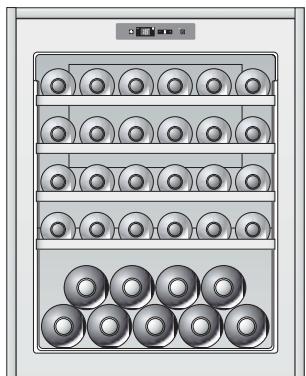 BAUKNECHT KRIW 1230 - ALMACENAR LAS BOTELLAS - 5
