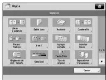 Copia Opciones Linear Z alineados Sable con Acabado Customa Formato N o 1 Agrupar porfido Insertar bloque Originales de dist. formato Cereudal Texto/Foto Tipo de segura Separaciones transportos... Carrier