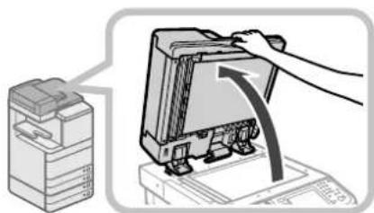 CANON ImageRUNNER ADVANCE C5240i - Abra el alimentador. - 1