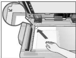 CANON ImageRUNNER ADVANCE C5240i - Colocación de originales en el cristal de copia - 1