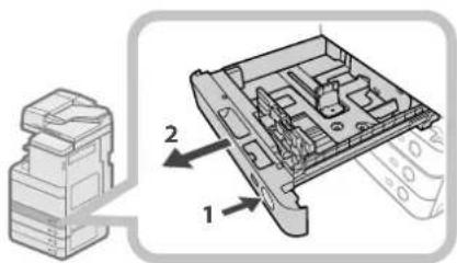 CANON ImageRUNNER ADVANCE C5235i - Ouvrir la cassette. - 1