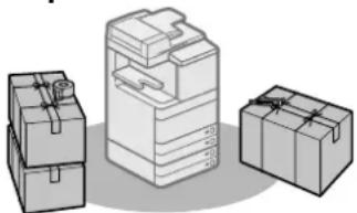 CANON ImageRUNNER ADVANCE C5235i - Déplacement de la machine - 1