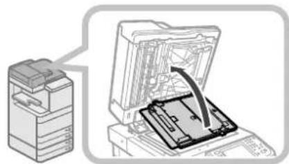 CANON ImageRUNNER ADVANCE C5235i - Fermer le capot de lecture de document. - 1