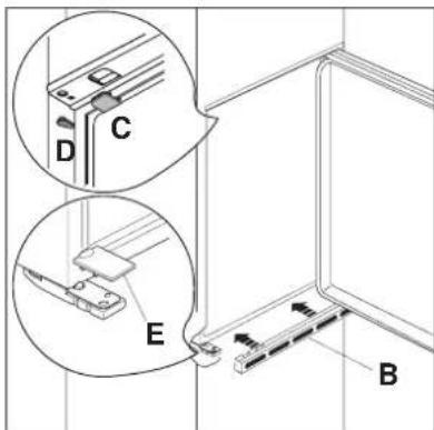 BRANDT SA2250E - Instructions pour l'encastrement - 7