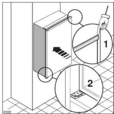 BRANDT SA1650E - Instructions pour l'encastrement - 2