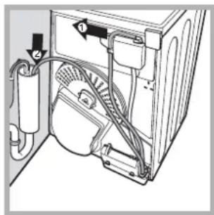 INDESIT IDCA 835 eu - Vidange de l'eau - 1
