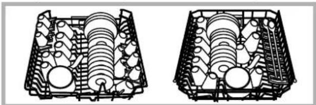 INDESIT IDL 500 S - Regule a altura do cesto superior. - 3